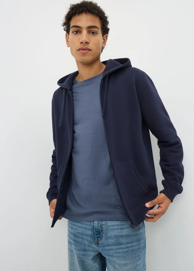 Matalan Blue Basic Crew T-Shirt